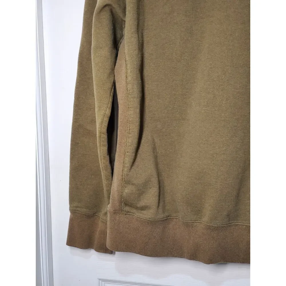The North Face Men’s Olive Green Hoodie Medium Pullover Logo FA22